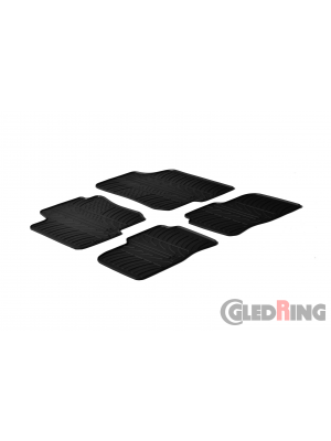 Original Gledring Passform Fußmatten Gummimatten 4 Tlg. - Hyundai i30 2007-2011